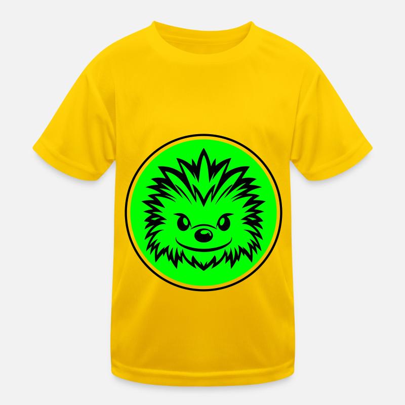 Hedgehog Comic Kids Functional T-Shirt