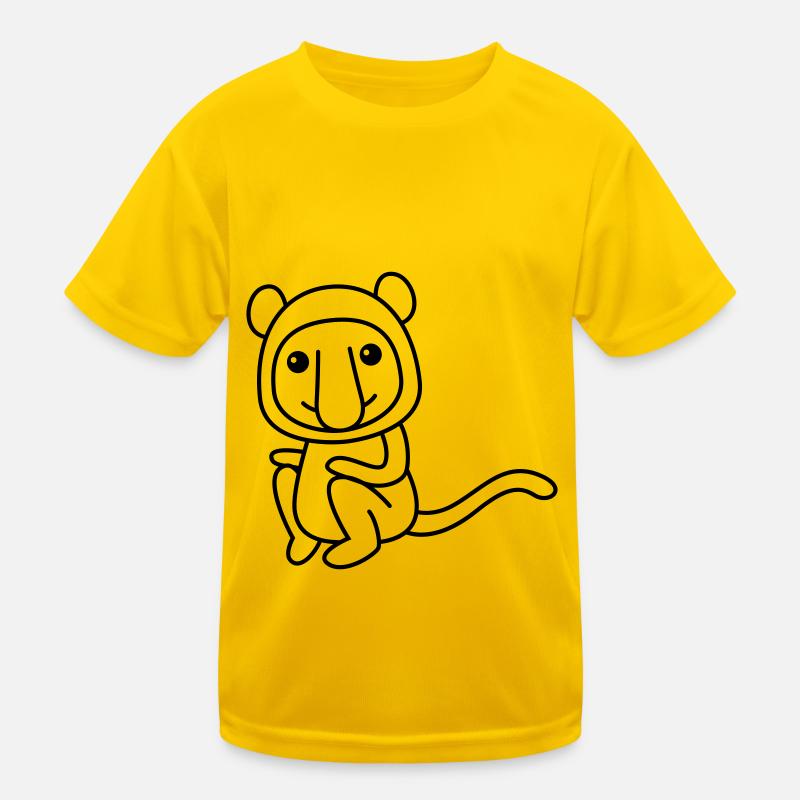 Affe comic Tier Kinder Funktions-T-Shirt
