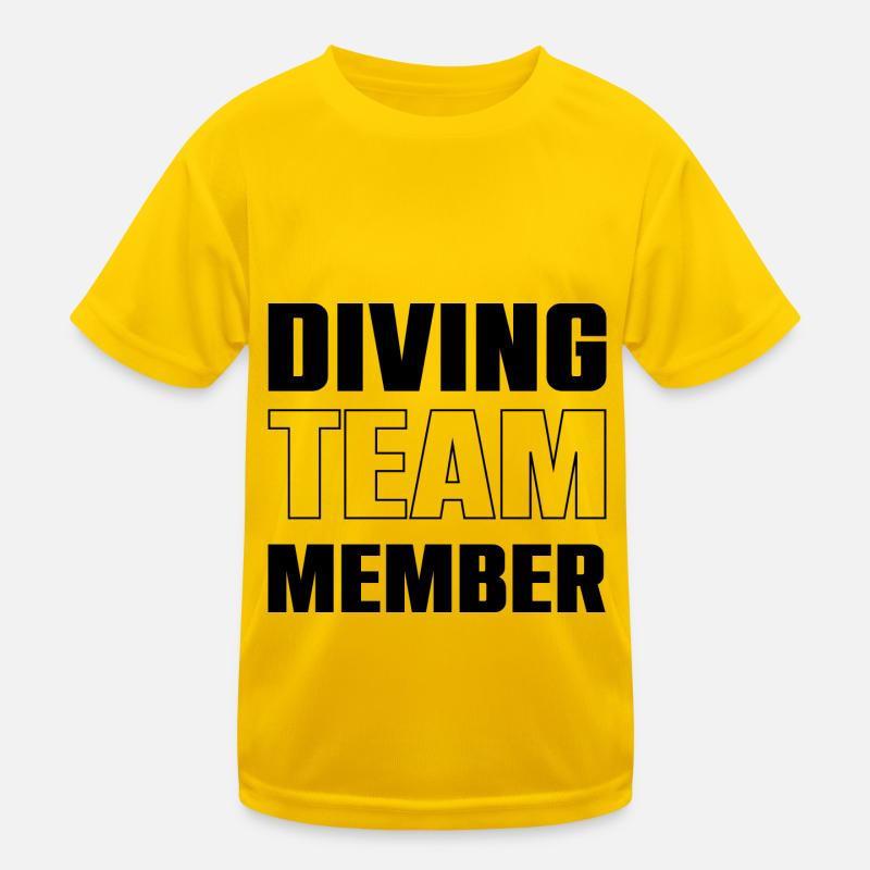 Équipe de plongée T-shirt sport Enfant