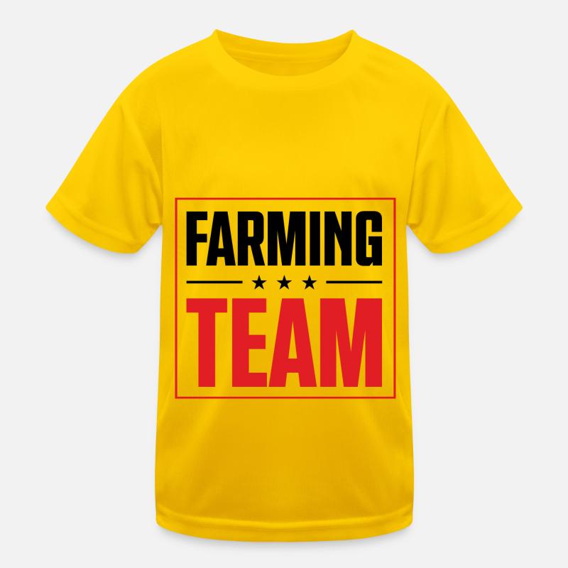 Farming Team Kinder Funktions-T-Shirt