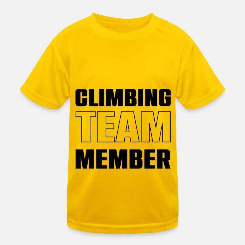 Climbing Team Kinder Funktions-T-Shirt