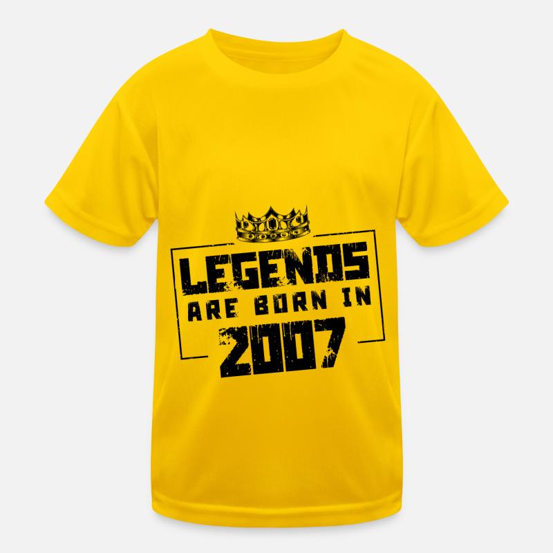 2007 Legends Born in Kids Functional T-Shirt