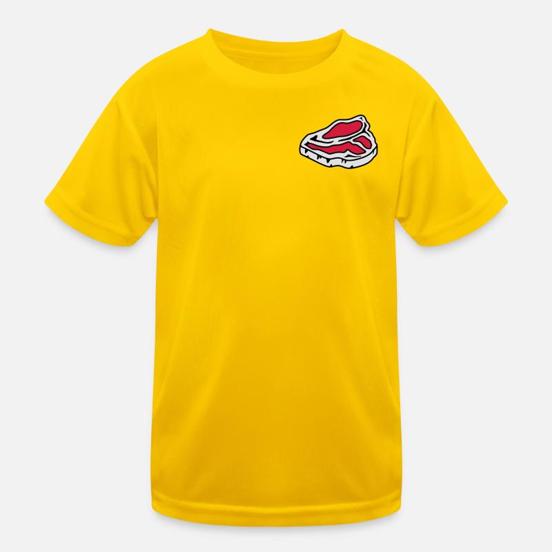 Ein rohes Steak Kinder Funktions-T-Shirt