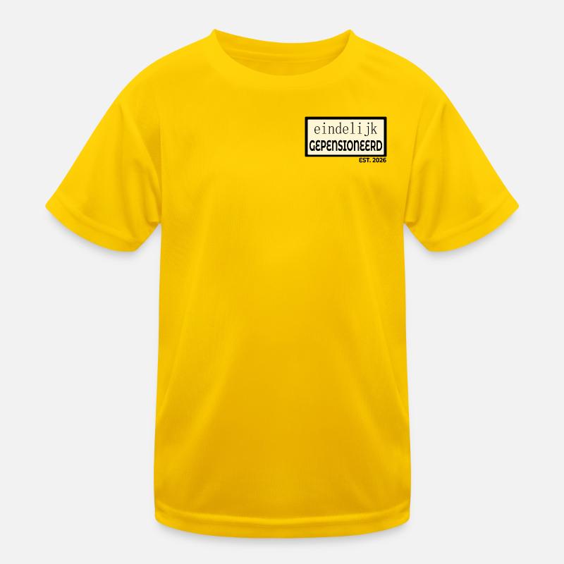 Finally retired 2026 Kids Functional T-Shirt