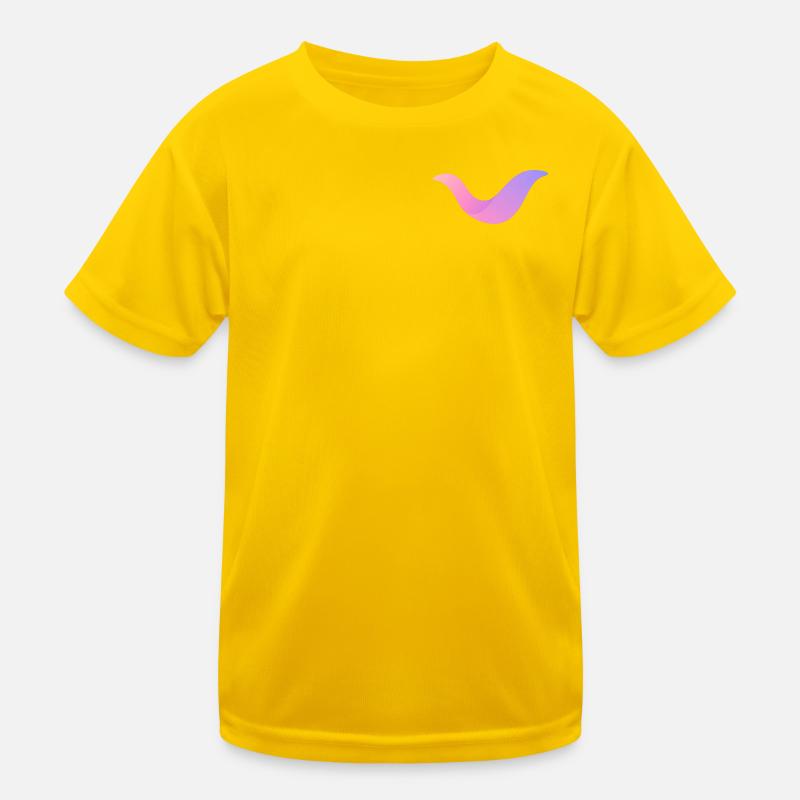 Gradient Swoosh Nebula Kids Functional T-Shirt