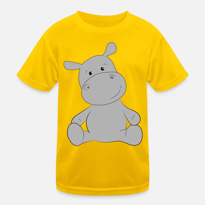 Nilpferd Kinder Funktions-T-Shirt