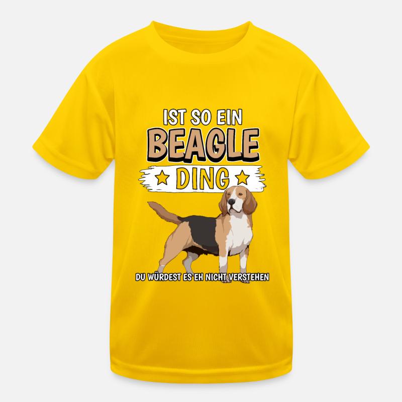 Beagle Ist so ein Beagle Ding Kinder Funktions-T-Shirt
