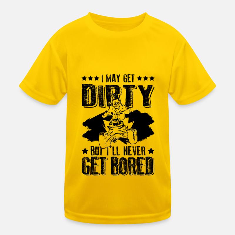 Quad Quadfahrer Kinder Funktions-T-Shirt