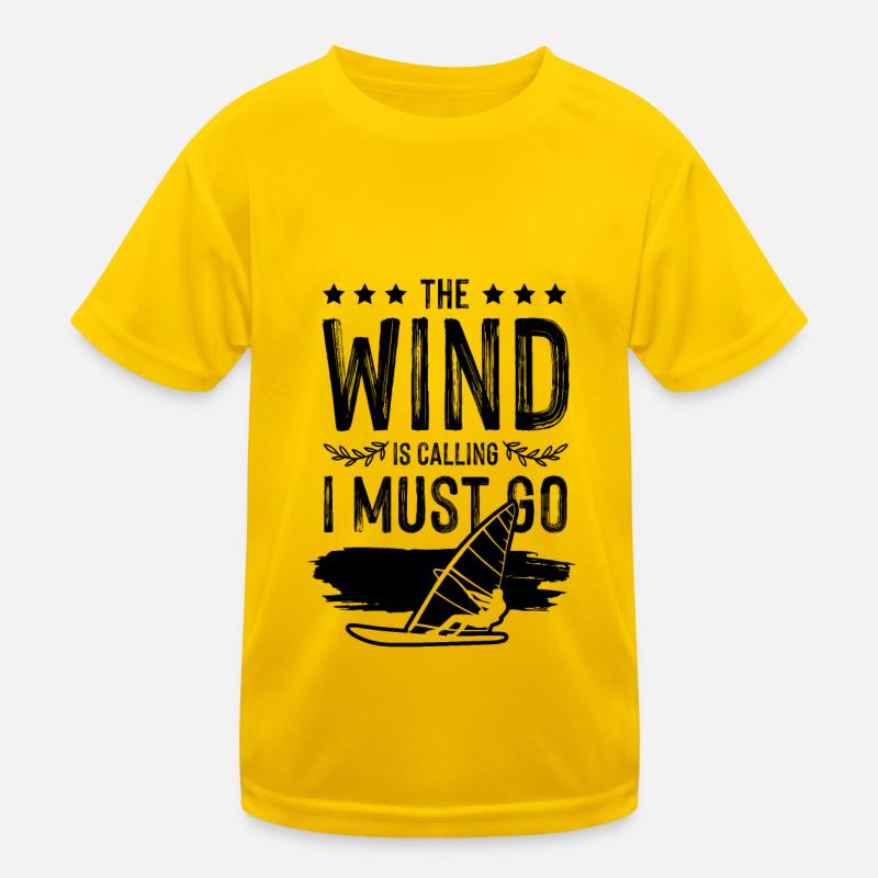 Windsurfing Spruch T-shirt sport Enfant