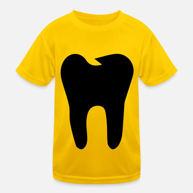 Tooth icon symbol Kids Functional T-Shirt