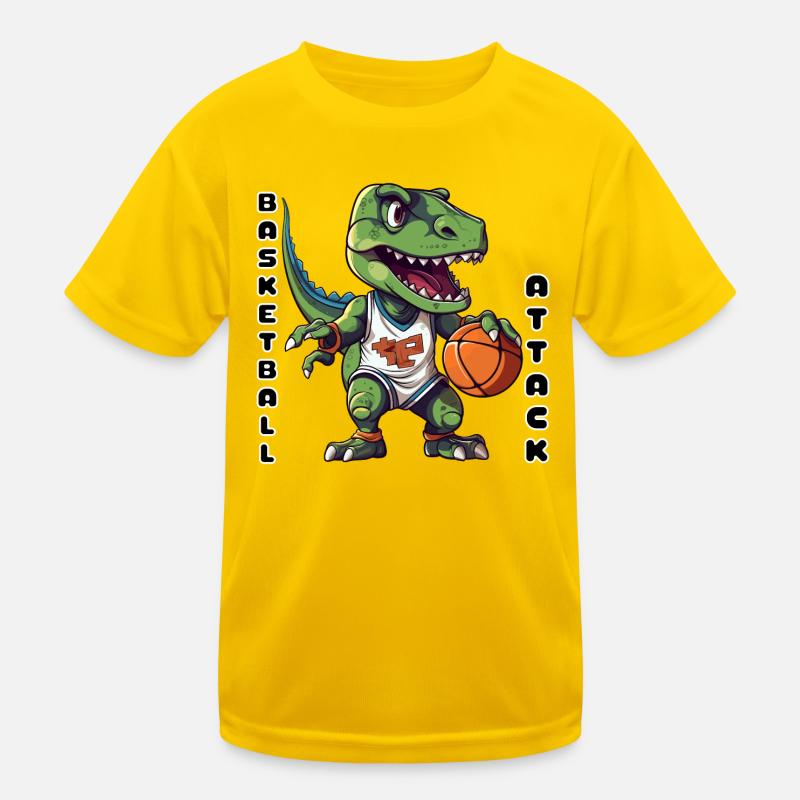 Basketball attacks Kids Functional T-Shirt