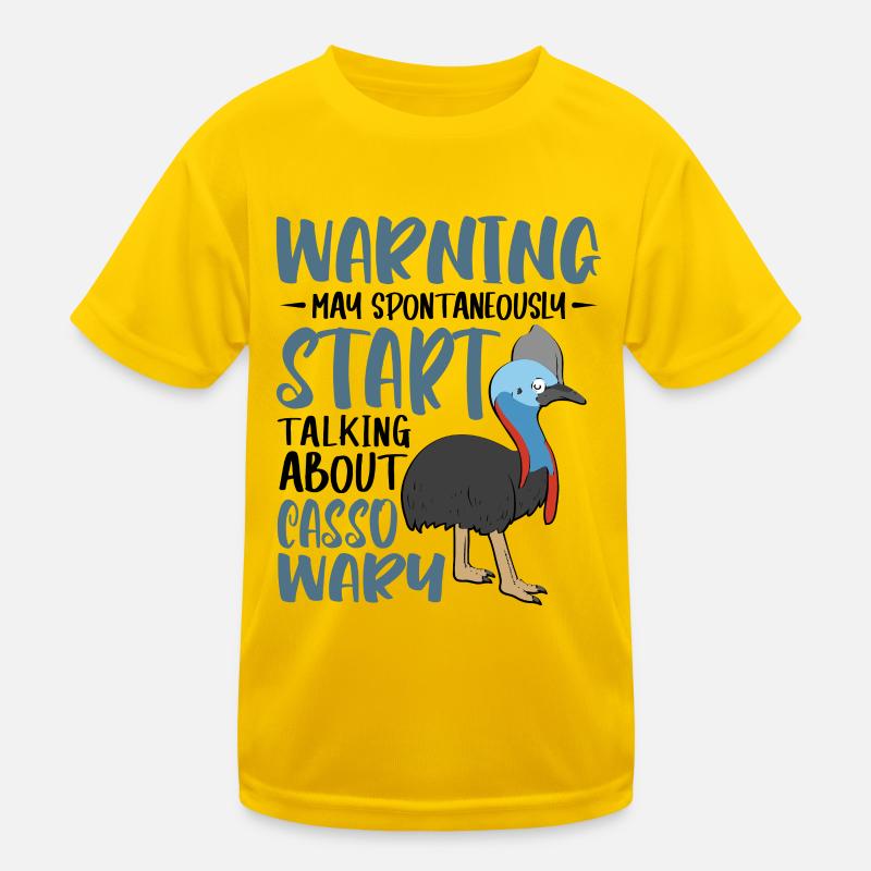start talking about Cassowary Kinder Funktions-T-Shirt