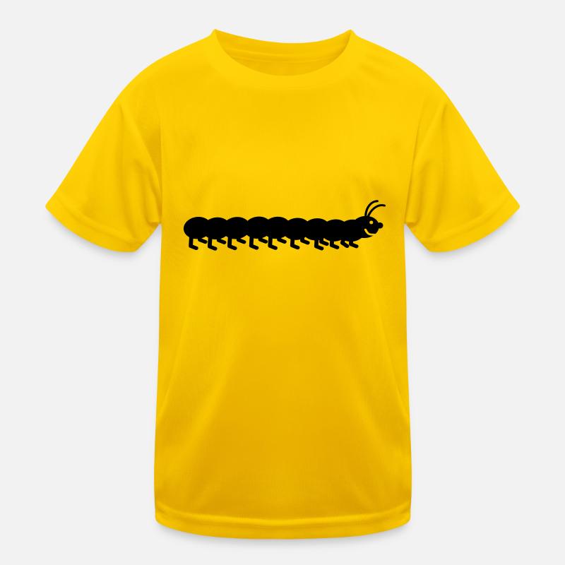 Raupe Kinder Funktions-T-Shirt