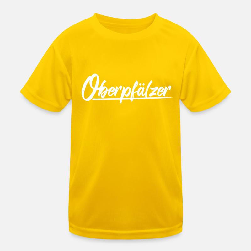 Cooles Oberpfälzer Motiv Shirt Pullover Spruch - Kinder Funktions-T-Shirt - Eigelb