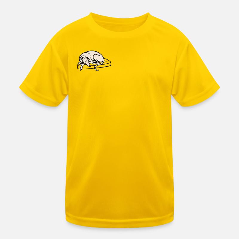 Galgo sleeping Kinder Funktions-T-Shirt