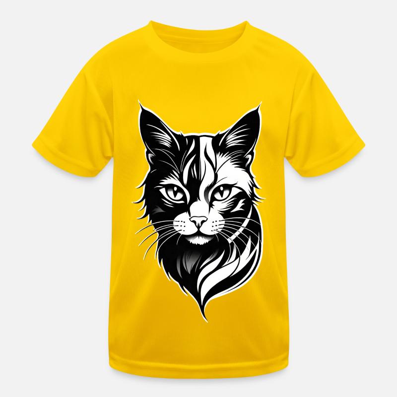 Kätzchen Kinder Funktions-T-Shirt
