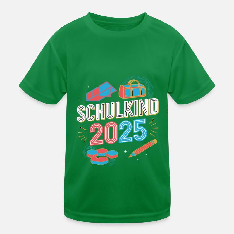 Schulkind Einschulung 2025 Grundschule Kinder Funktions-T-Shirt