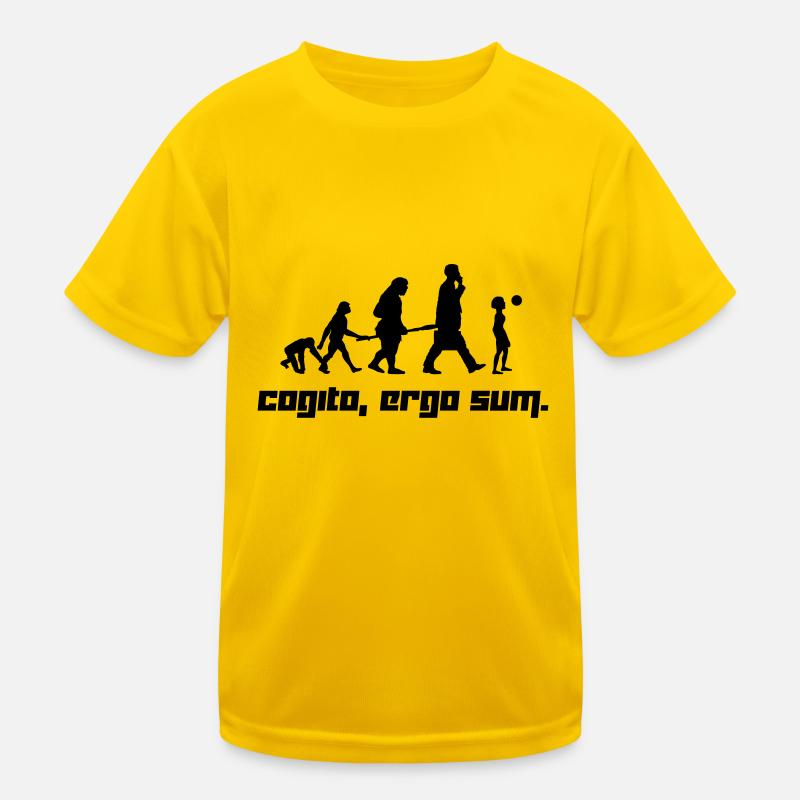 Cogito, ergo sum. (Vector) Kids Functional T-Shirt