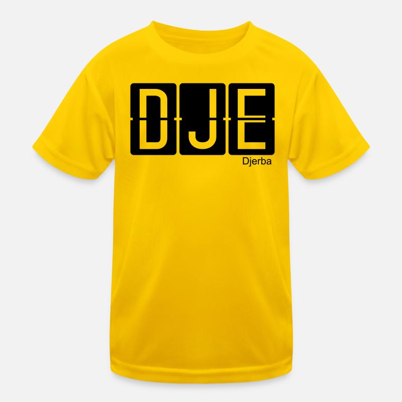 Djerba - Kids Functional T-Shirt - egg yellow