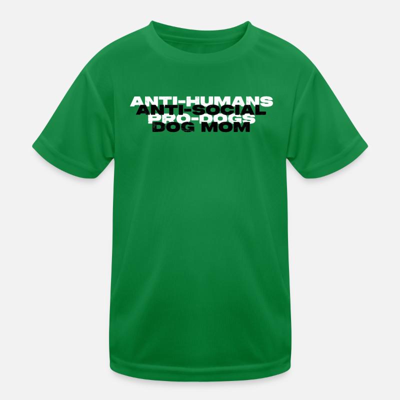 MAMAN CHIEN ANTISOCIALE T-shirt sport Enfant