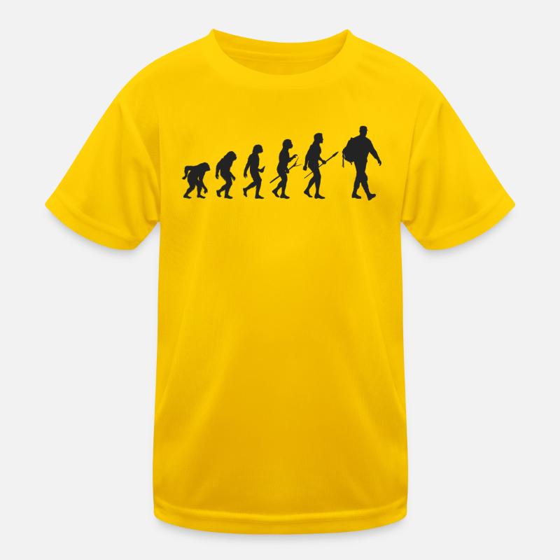 Armed with Earth, Natural Evolution - Kids Functional T-Shirt - egg yellow