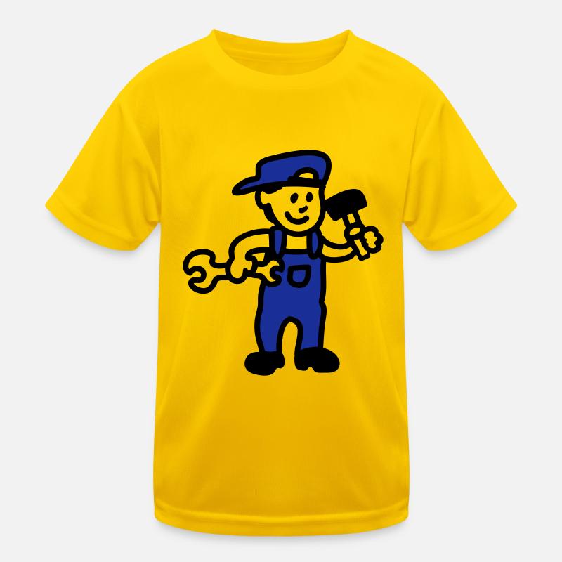 Handwerker Kinder Funktions-T-Shirt