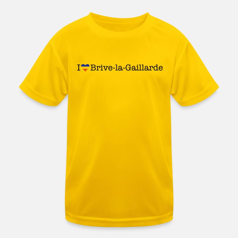 I love Brive la Gaillarde Kinder Funktions-T-Shirt