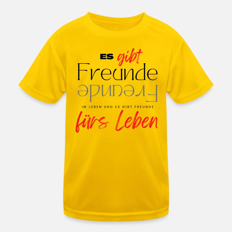 Beste Freunde FREUND Kumpel Kumpels Kinder Funktions-T-Shirt
