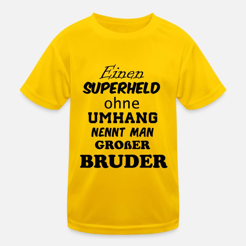 superheld_bruder Kinder Funktions-T-Shirt