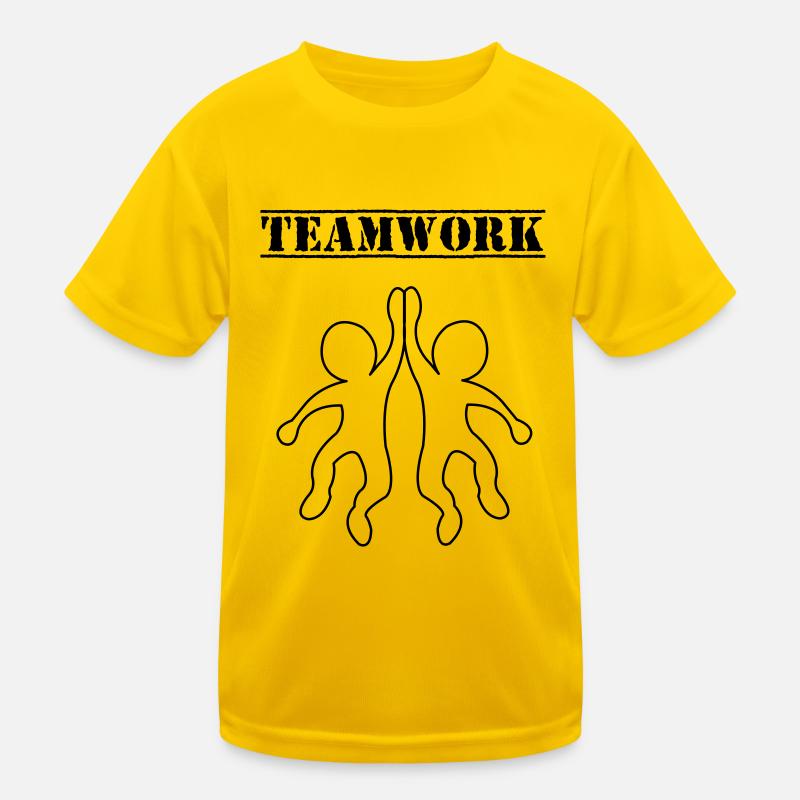 teamwork_01 Kinder Funktions-T-Shirt