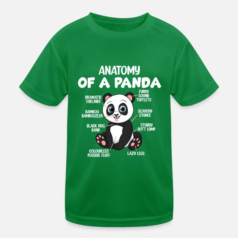 Anatomie d’un panda T-shirt sport Enfant
