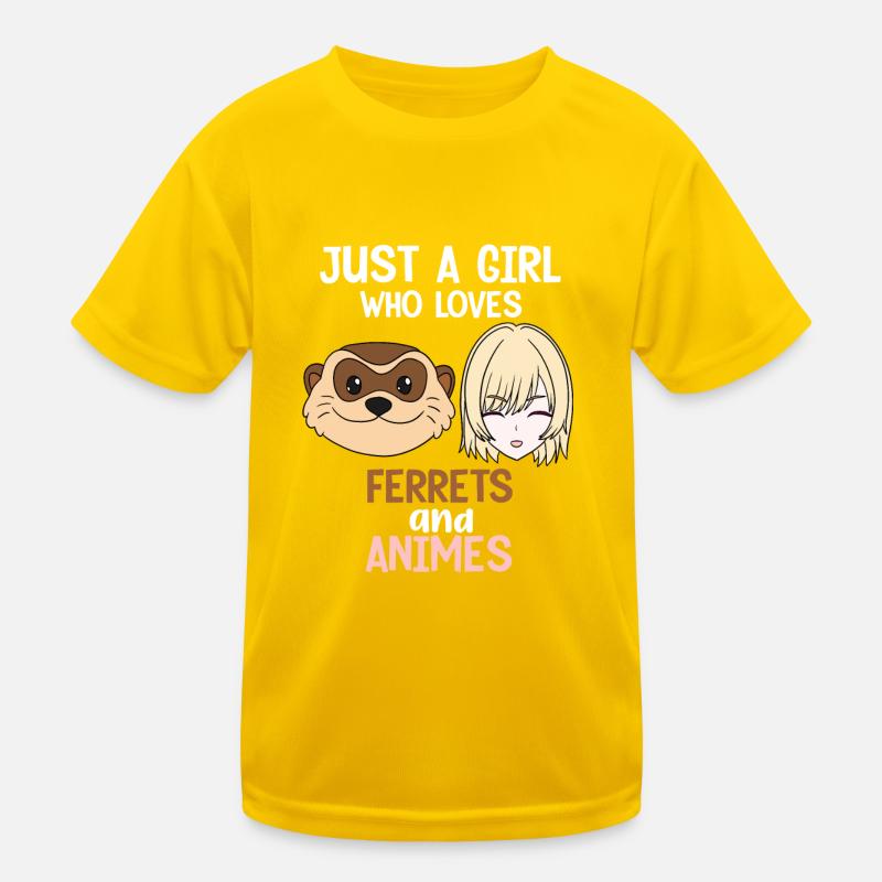 Frettchen Kinder Funktions-T-Shirt