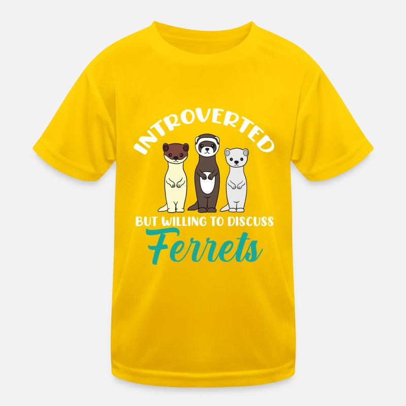 Frettchen Kinder Funktions-T-Shirt