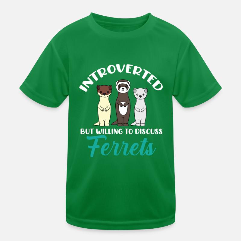 Frettchen Kinder Funktions-T-Shirt