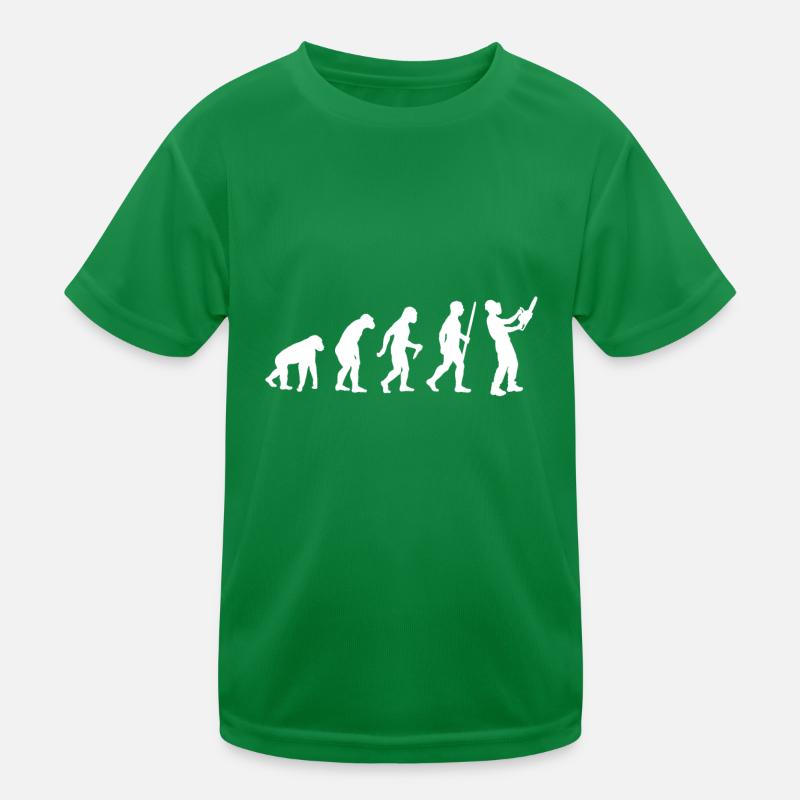 Chainsaw Kettensäge Evolution Kinder Funktions-T-Shirt