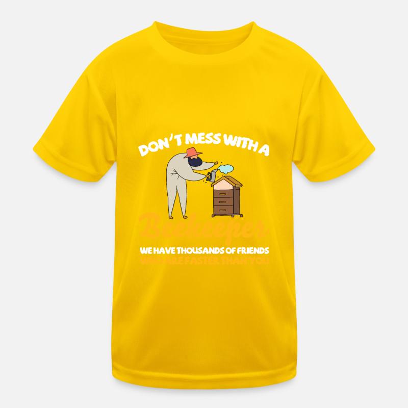 Beekeeper Bees Gift Kids Functional T-Shirt