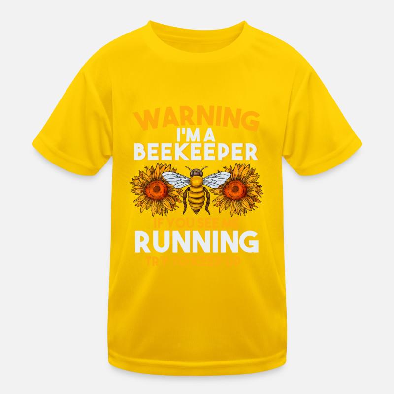 Beekeeper Bee Gift Kids Functional T-Shirt
