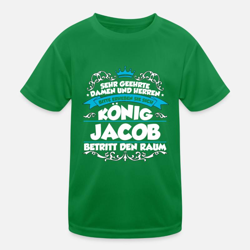 Jacob Name Design Kinder Funktions-T-Shirt