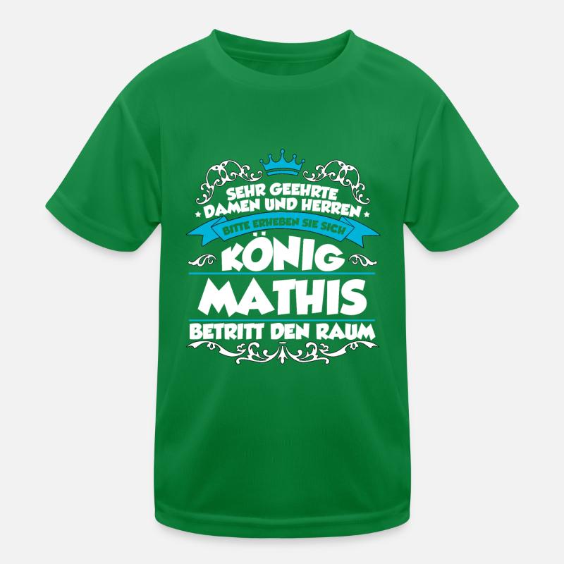 Mathis Name Design Kinder Funktions-T-Shirt