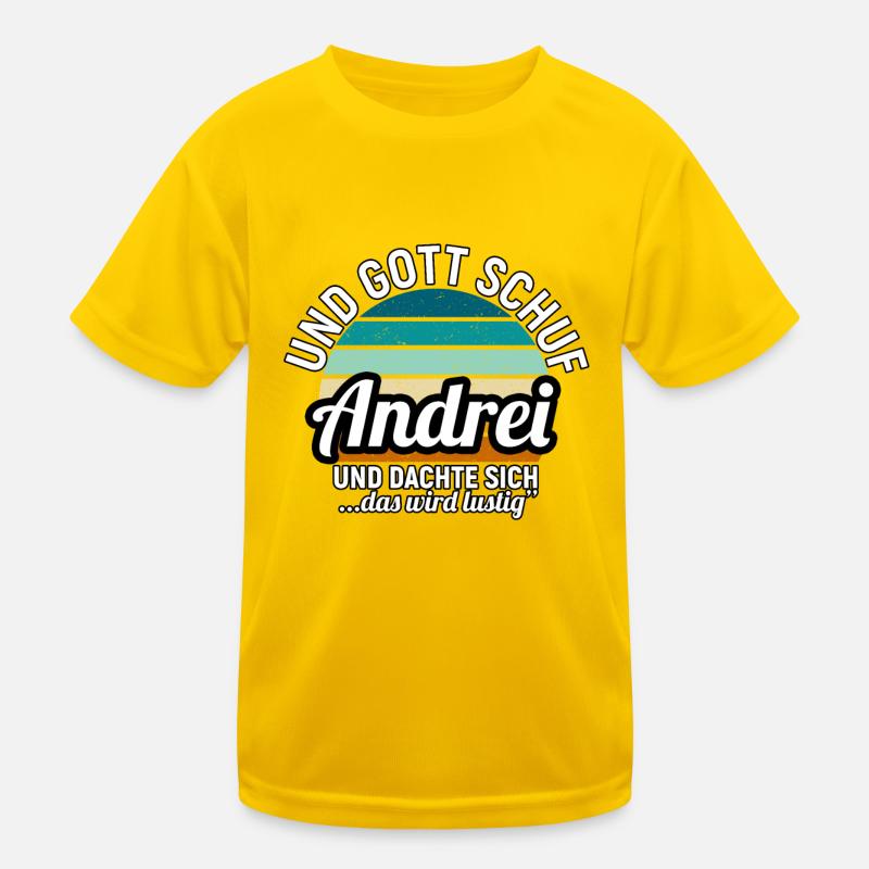 Andrey Kinder Funktions-T-Shirt