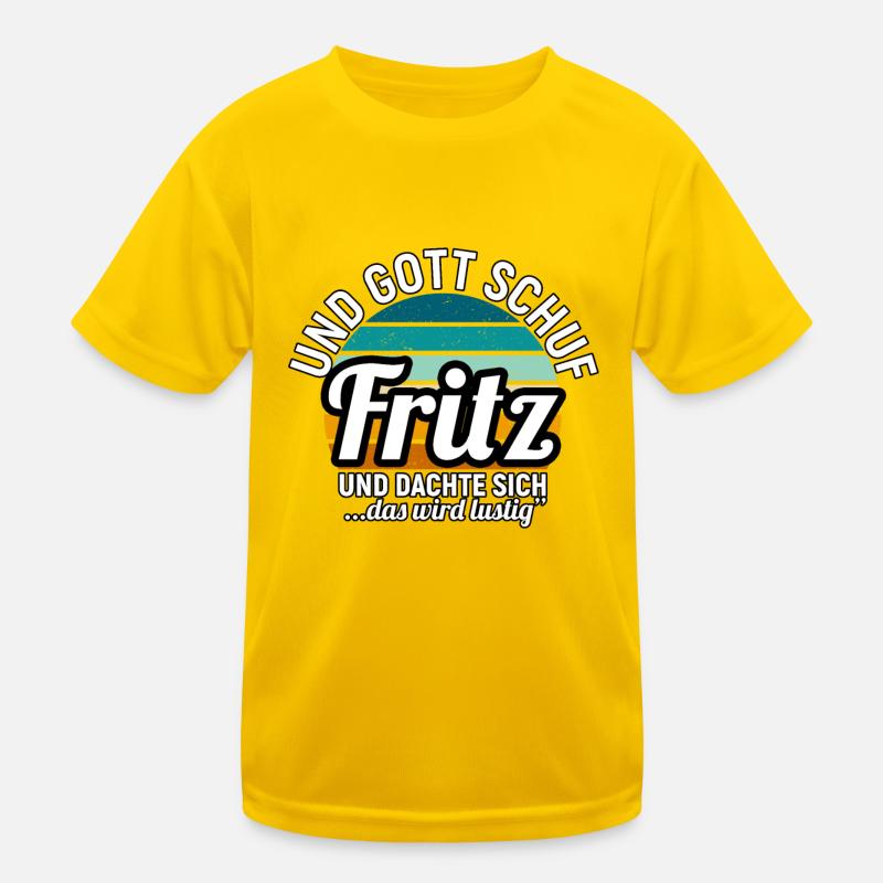 Fritz Kinder Funktions-T-Shirt
