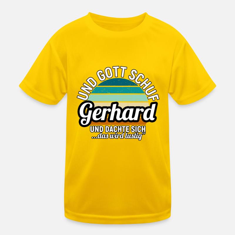 Gerhard Kinder Funktions-T-Shirt
