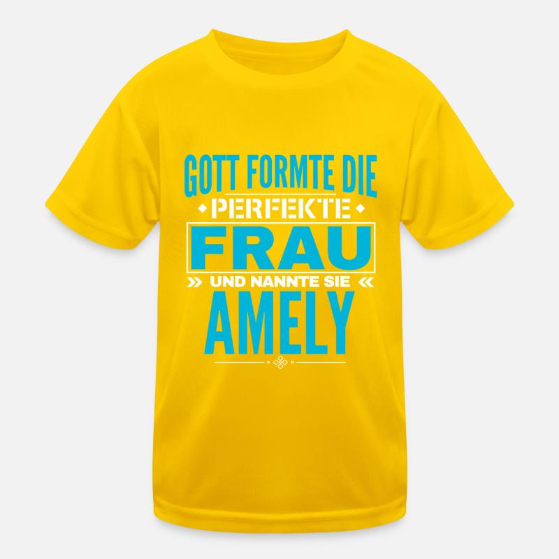 Conception du nom Amely T-shirt sport Enfant