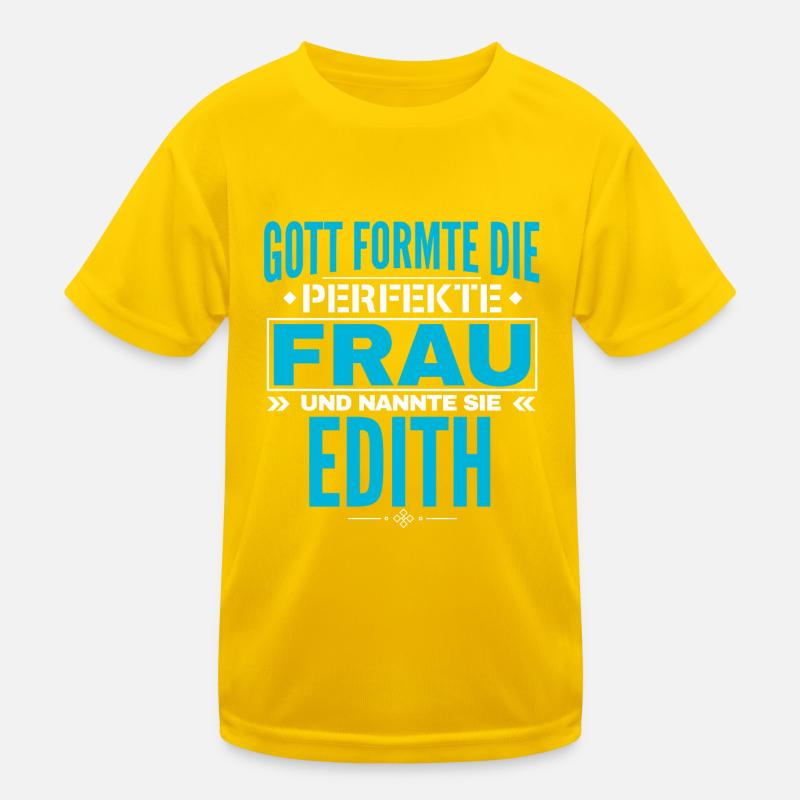 Conception du nom d’Edith T-shirt sport Enfant