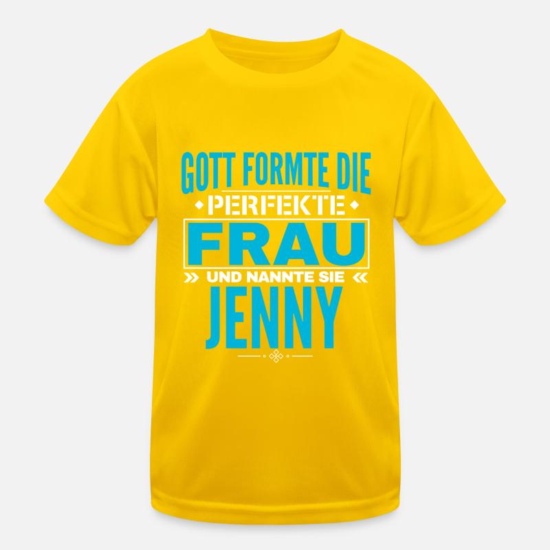 Conception du nom Jenny T-shirt sport Enfant