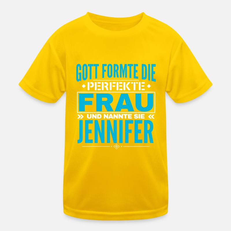 Conception du nom Jennifer T-shirt sport Enfant