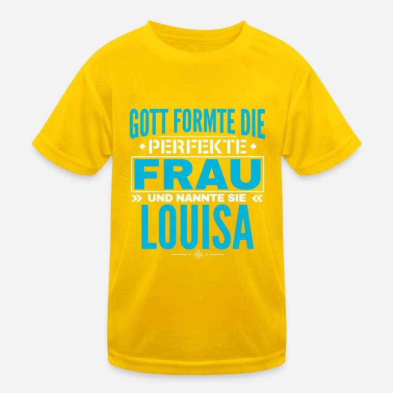 Conception du nom Louisa T-shirt sport Enfant