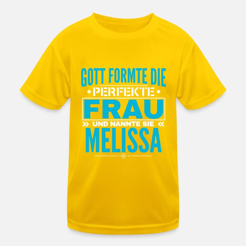 Conception du nom de Melissa T-shirt sport Enfant