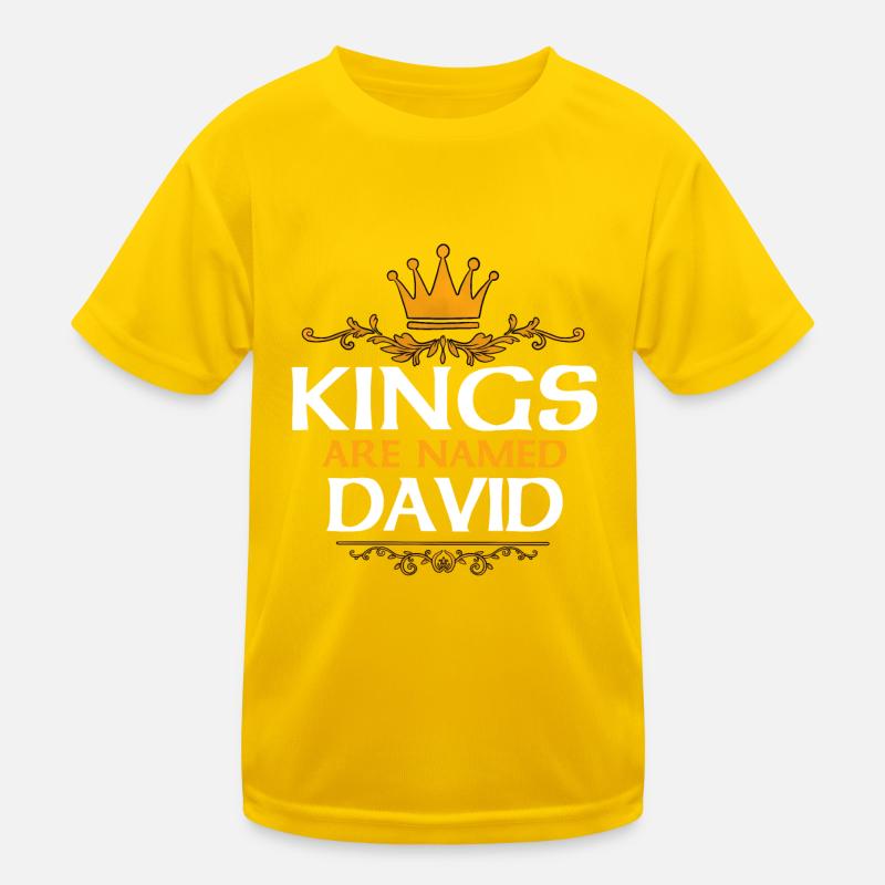 David Kinder Funktions-T-Shirt