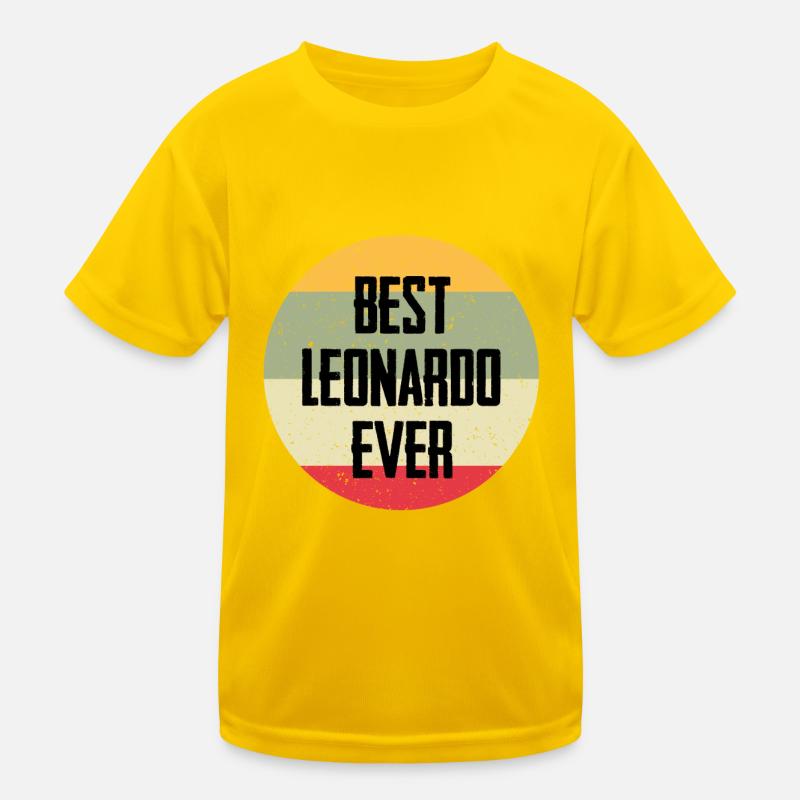 Best Leonardo Ever Kinder Funktions-T-Shirt